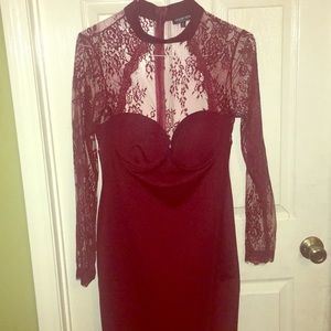 Lace dress fashion nova